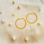 Maria Hoops (Stainless Steel)