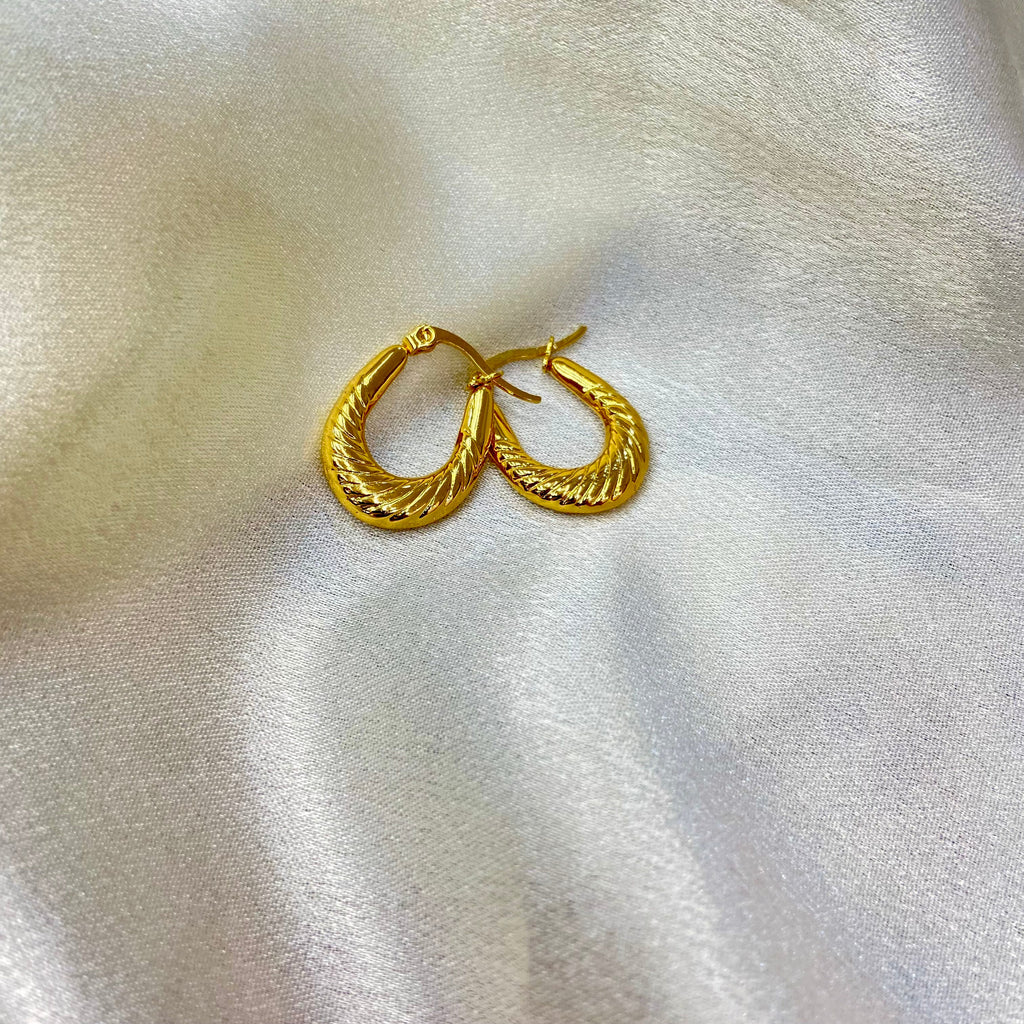 Clara Hoops (Stainless Steel)