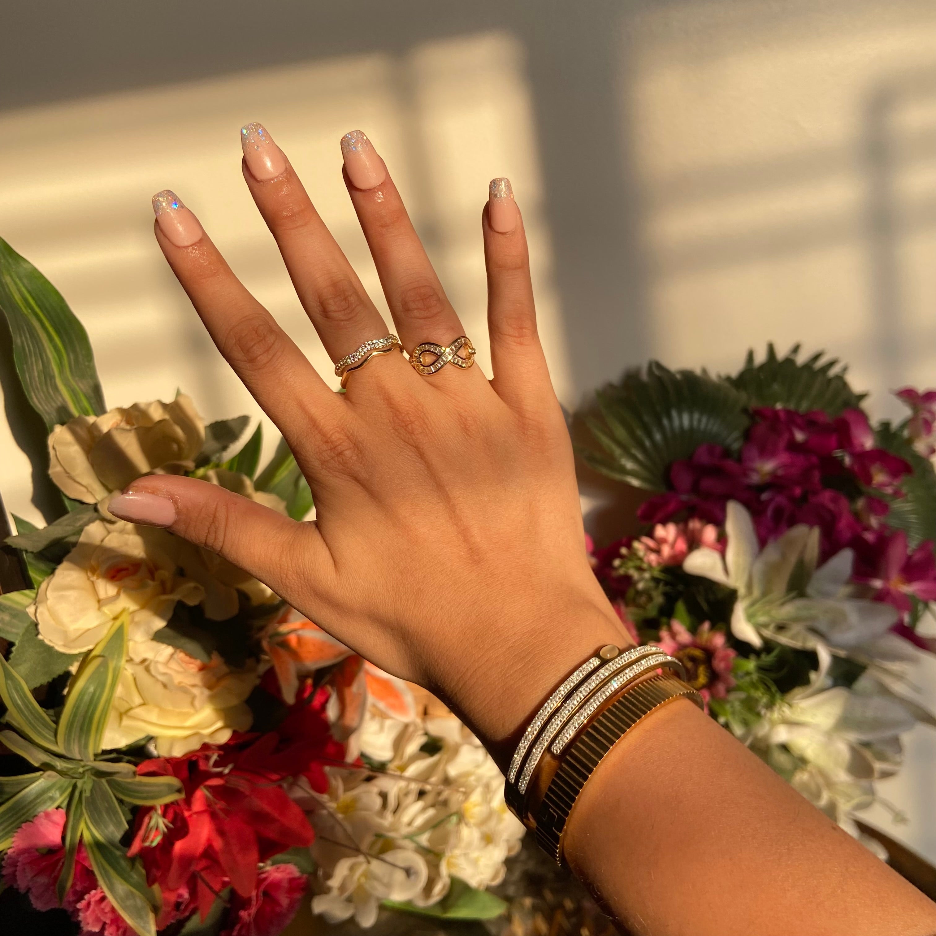 Daizy Rings [Pack of 2] - For Women